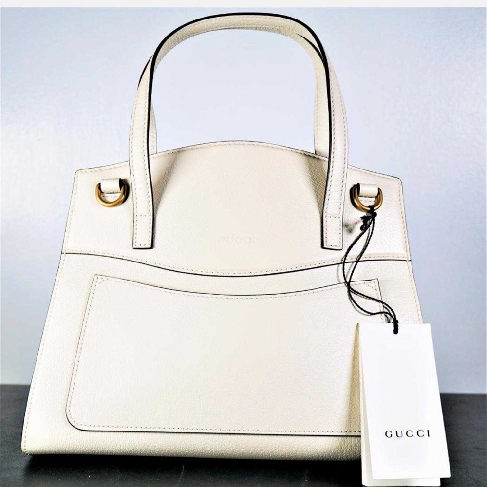 For Trade: NWT Gucci Linea Medium Top Handle Tote - Picture 3 of 8